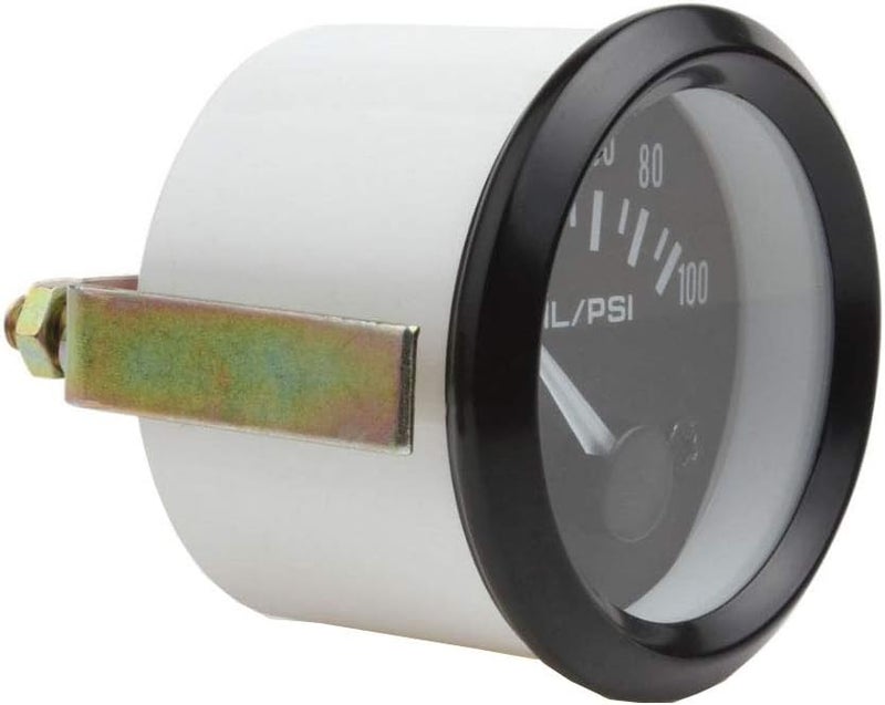 E Support Universal Car 2" 52mm Pointer Oil Press Pressure Gauge Meter Celsius White LED Light Indicator Display Electrical - Image 3